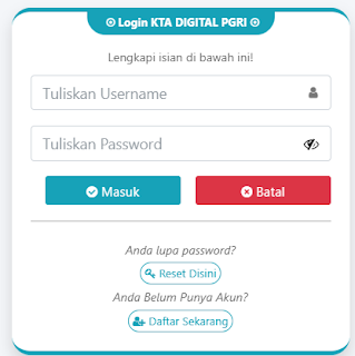Register PGRI Kota Palopo - Persatuan Guru Republik Indonesia Cabang Kota Palopo